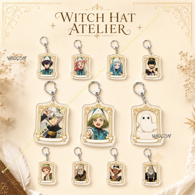 Phone Accessories Charms - Porte-clés en acrylique haute définition Witch