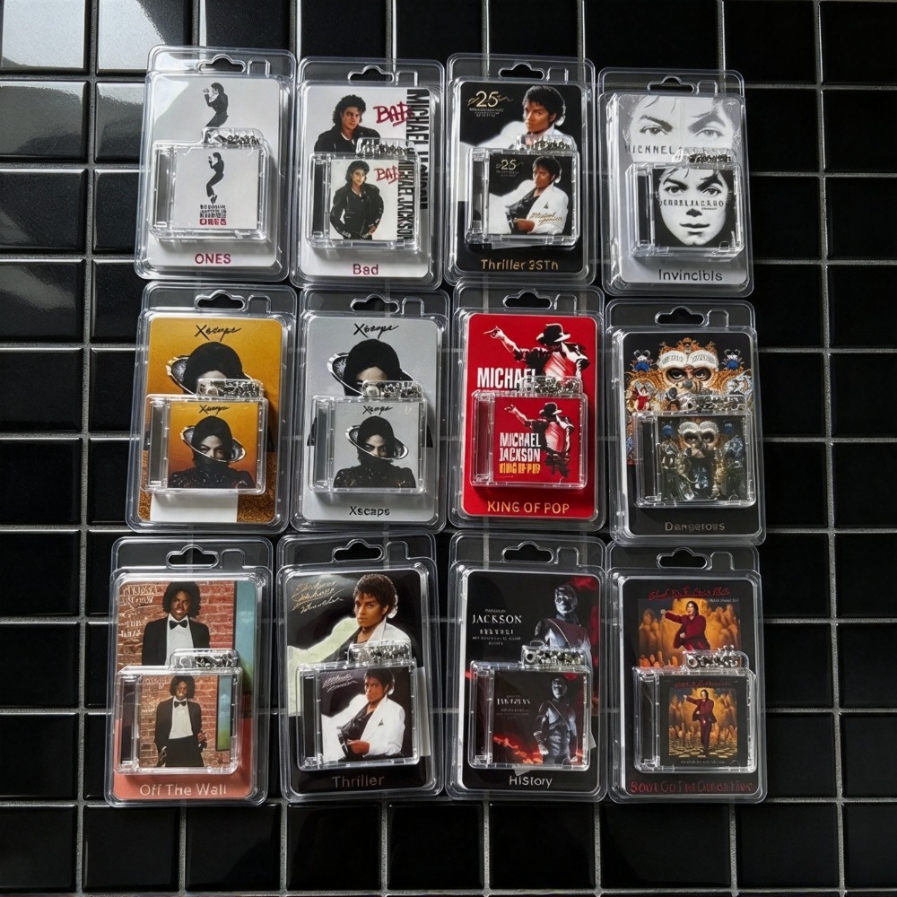 Phone Accessories Charms - Mini porte-clés album CD de Michael